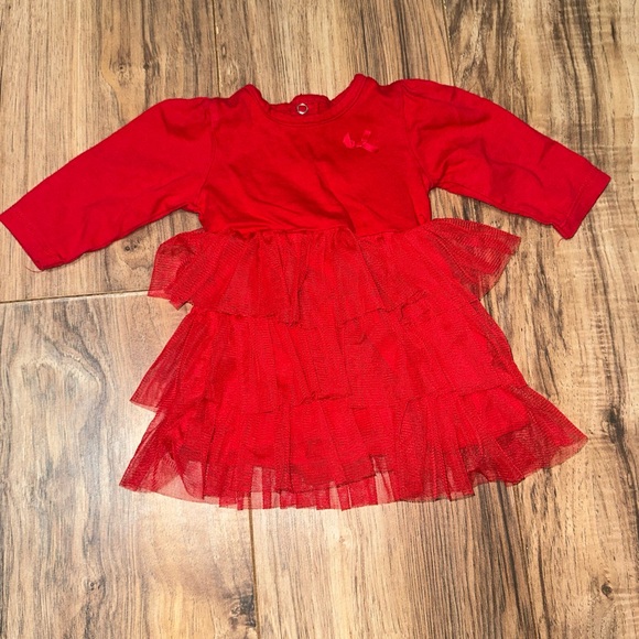 Carter's Red Layered Tulle Dress Christmas holiday - Picture 1 of 1